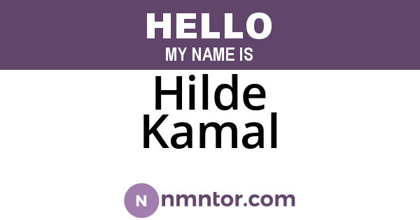 Hilde Kamal