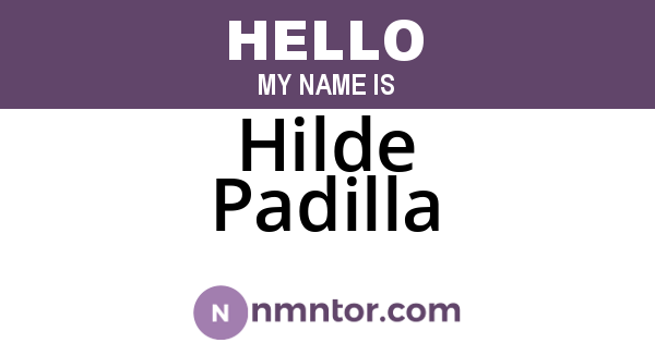 Hilde Padilla