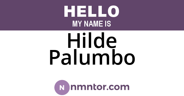 Hilde Palumbo