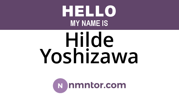 Hilde Yoshizawa