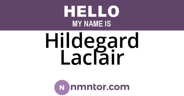 Hildegard Laclair