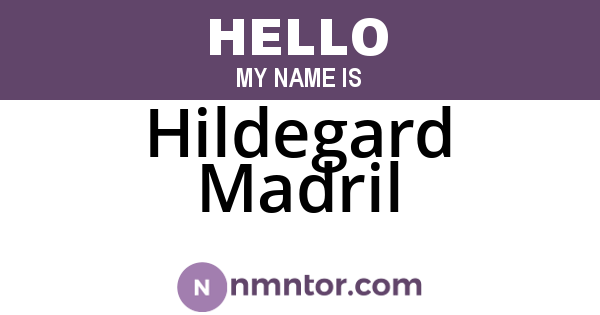 Hildegard Madril