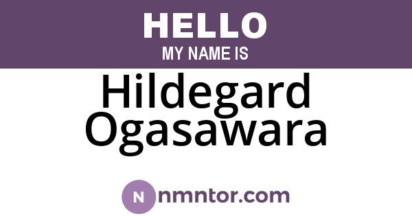 Hildegard Ogasawara