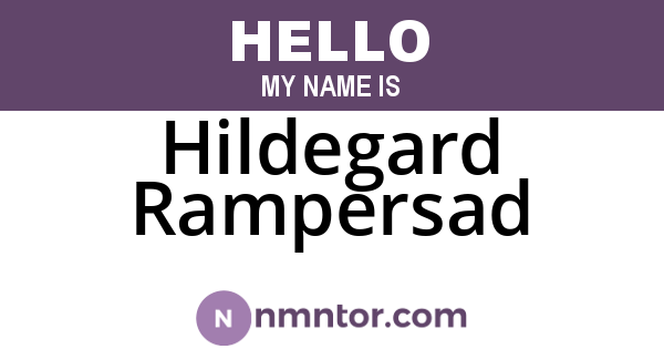 Hildegard Rampersad