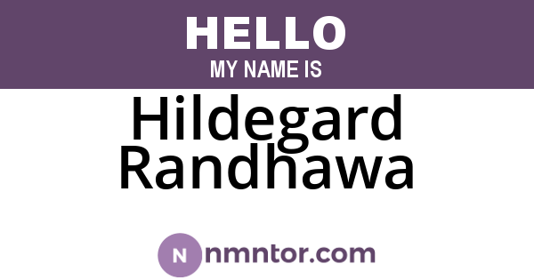 Hildegard Randhawa