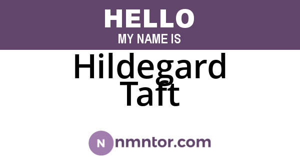 Hildegard Taft