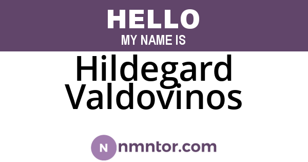 Hildegard Valdovinos