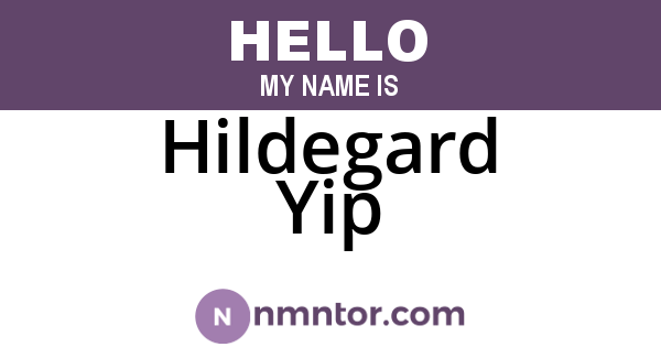 Hildegard Yip