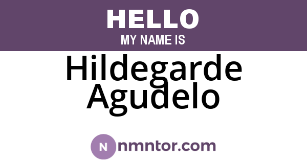 Hildegarde Agudelo