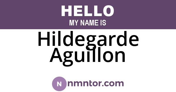 Hildegarde Aguillon