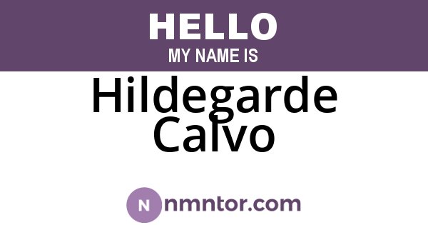 Hildegarde Calvo