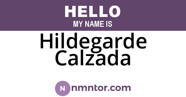 Hildegarde Calzada