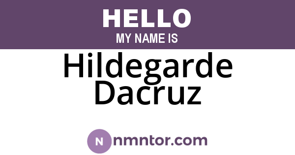 Hildegarde Dacruz