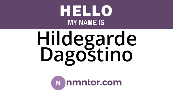 Hildegarde Dagostino