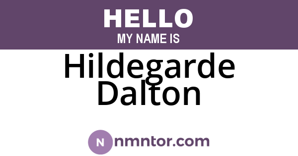 Hildegarde Dalton