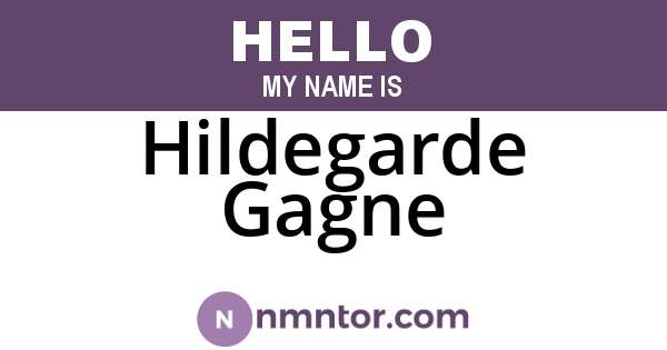 Hildegarde Gagne