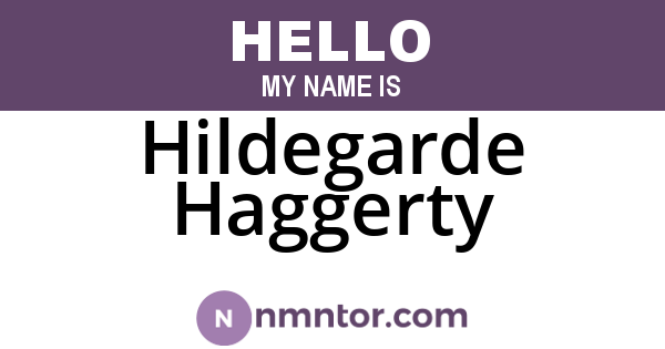 Hildegarde Haggerty
