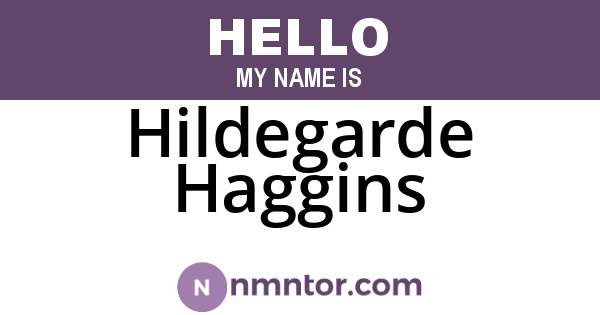 Hildegarde Haggins
