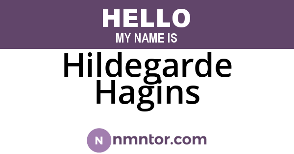 Hildegarde Hagins