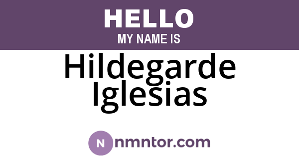 Hildegarde Iglesias
