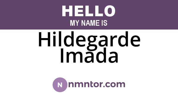 Hildegarde Imada