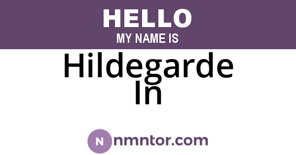 Hildegarde In