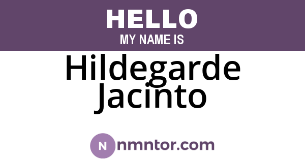 Hildegarde Jacinto