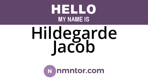 Hildegarde Jacob