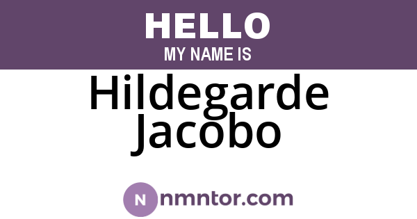 Hildegarde Jacobo