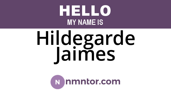 Hildegarde Jaimes