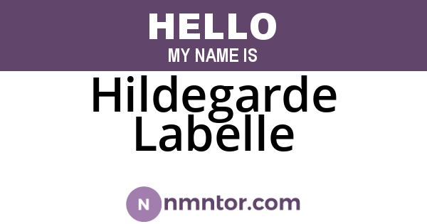 Hildegarde Labelle