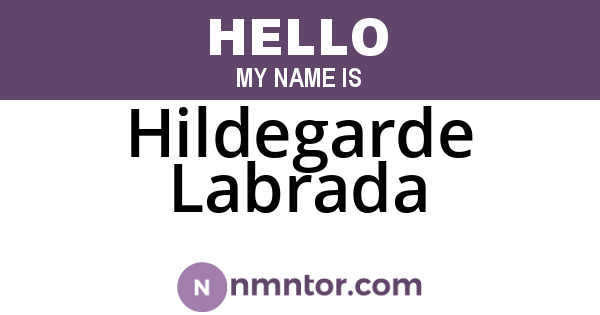 Hildegarde Labrada