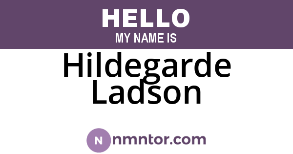 Hildegarde Ladson