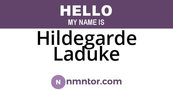Hildegarde Laduke