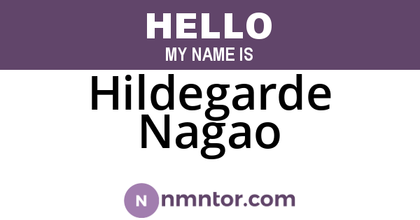 Hildegarde Nagao