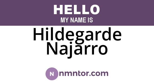 Hildegarde Najarro