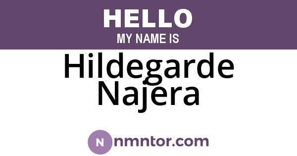 Hildegarde Najera