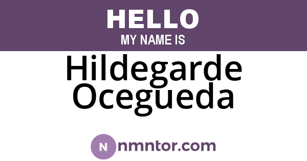 Hildegarde Ocegueda