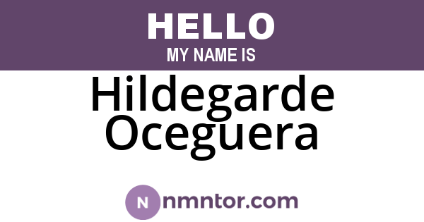 Hildegarde Oceguera
