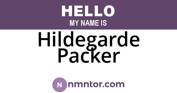 Hildegarde Packer