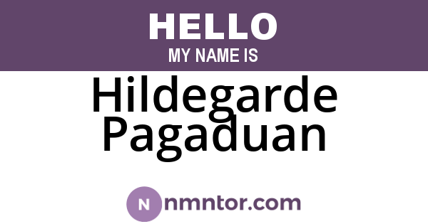 Hildegarde Pagaduan