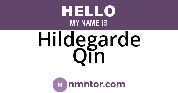 Hildegarde Qin