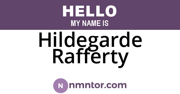 Hildegarde Rafferty