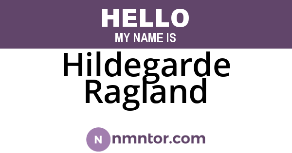 Hildegarde Ragland