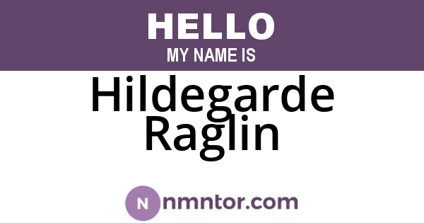 Hildegarde Raglin