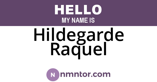 Hildegarde Raquel