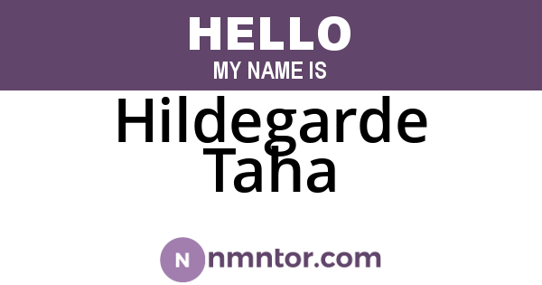 Hildegarde Taha