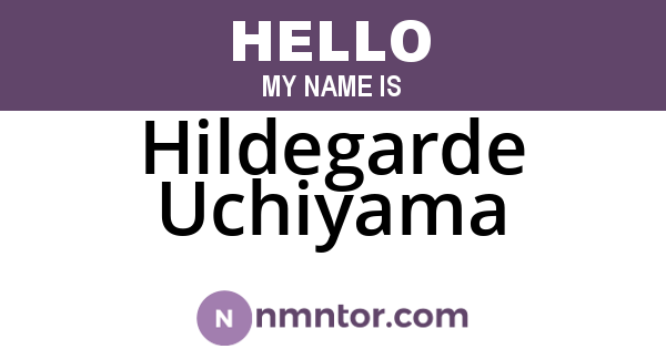 Hildegarde Uchiyama