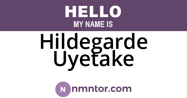 Hildegarde Uyetake