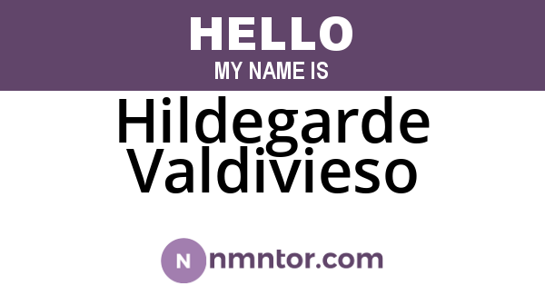 Hildegarde Valdivieso